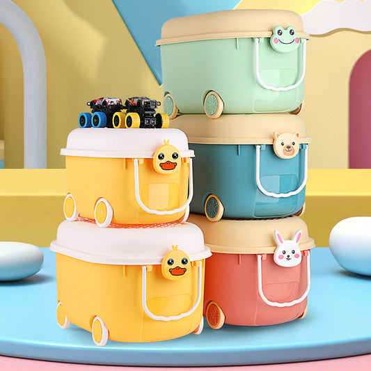 Organizador de Bloques de Construcción con Diseño Infantil