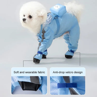 Impermeable Completo para Perros Pequeños - Protección Total 4 Patas - Image 12