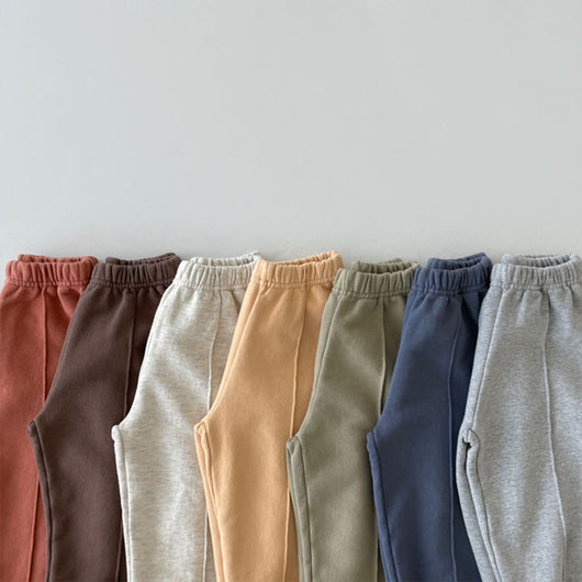 Pantalones Casuales Infantiles de Color Sólido - Estilo Coreano - Image 2