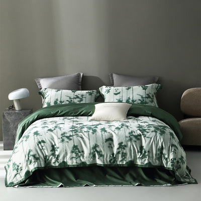 Juego de Cama Jacquard Algodón Puro Estilo Retro Americano 4 Piezas - Image 6