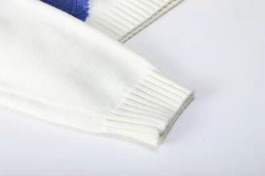 Blusa Escote V Estampada Temperamento - Pullover Base - Image 10