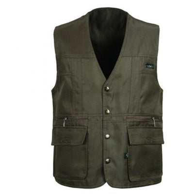 Chaleco Multipocket para Hombre Maduro - Primavera y Otoño - Image 2