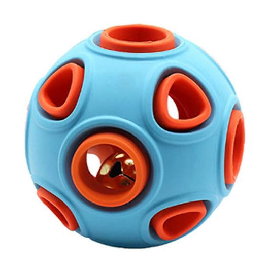 Pelota Interactiva para Perros con Sonido y Campana - Juguete Resistente para Masticar