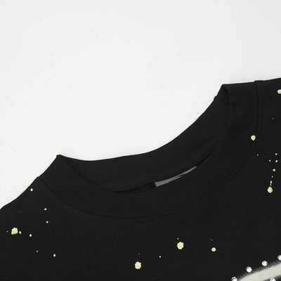 Camiseta Estampada Cielo Estrellado de Manga Corta para Hombre - Image 4