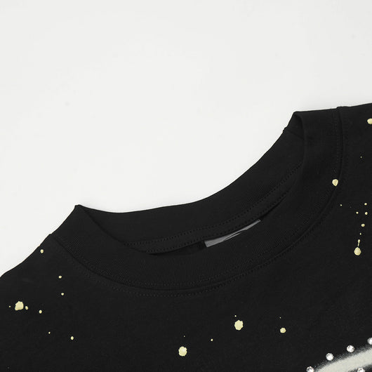 Camiseta Estampada Cielo Estrellado de Manga Corta para Hombre - Image 4