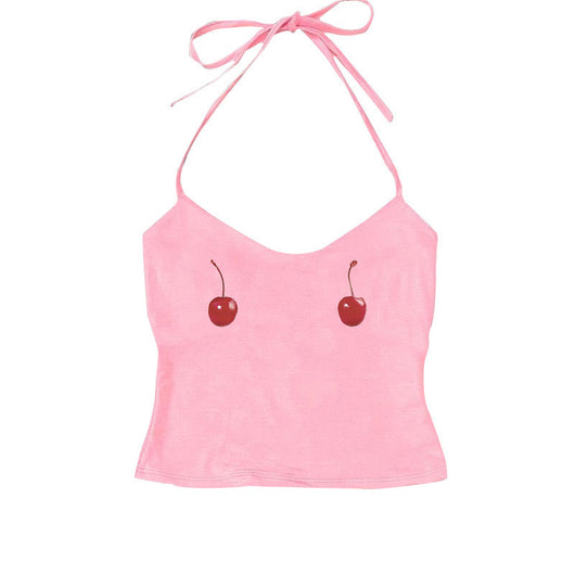 Camiseta Niña Estampado Cereza Sin Mangas Estilo Urbano - Image 20