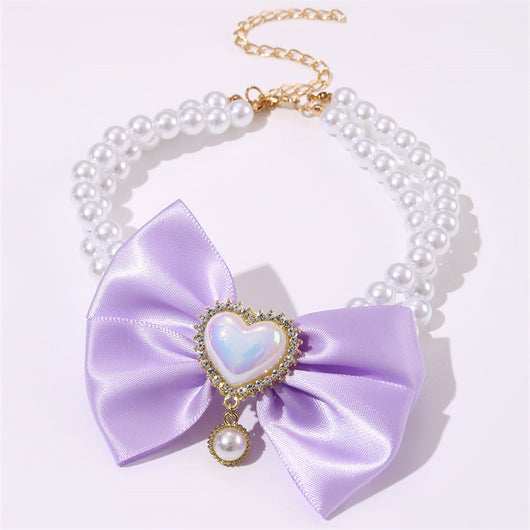 Collar Princesa con Dije Corazón para Mascotas - Image 6
