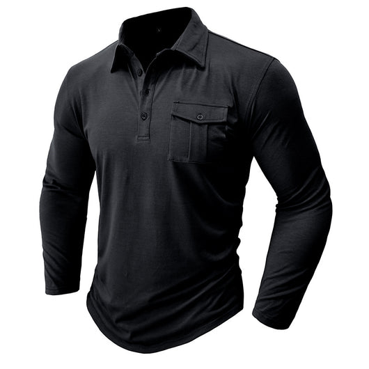 Camisa Clásica de Manga Larga Estilo Europeo para Hombre - Image 5