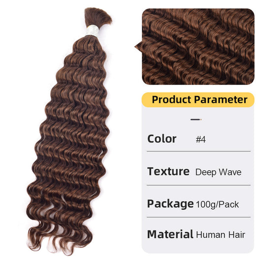 Extensiones de Cabello Ondas Profundas a Granel para Mujeres - Image 8