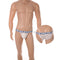 Tanga Masculino de Encaje 3D con Cadena Ajustable Transparente
