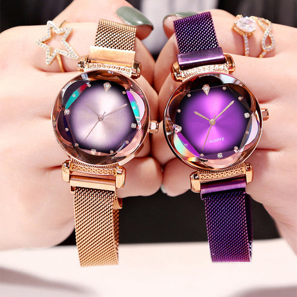 Reloj de Cuarzo para Dama con Degradado de Color Temperament