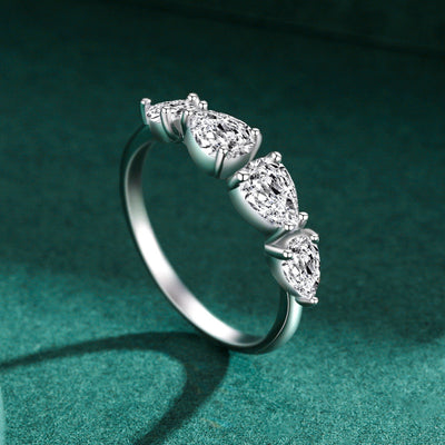 Anillo Colgante de Plata 925 Elegancia Luxuosa