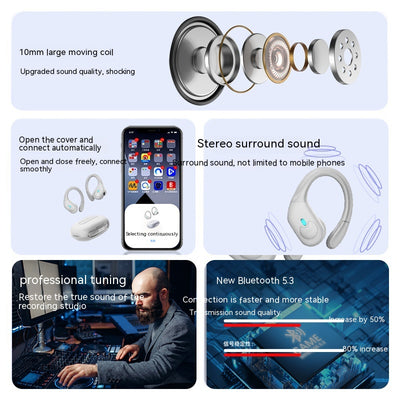Auriculares Bluetooth con Pantalla Digital, Resistentes al Agua y Caídas - Image 11