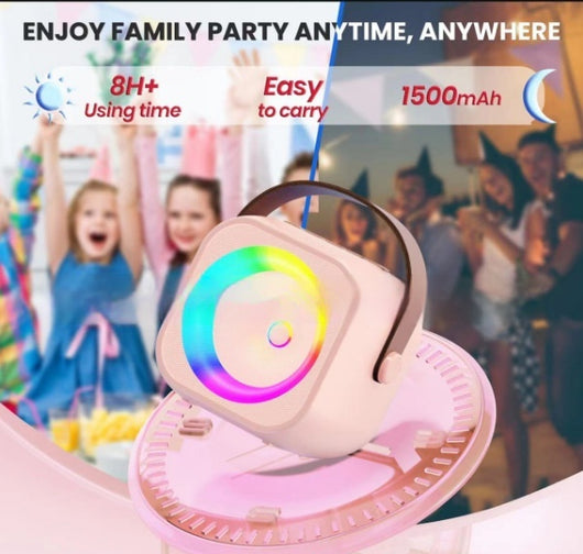 Micrófono Inalámbrico Portátil con Parlante Integrado para Karaoke - Image 7