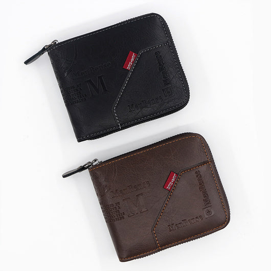 Billetera Hombre Tri-fold Capacidad Grande con Cadena y Múltiples Compartimentos - Image 6