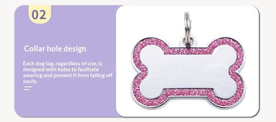 Placa de Identificación para Perros en Aleación de Zinc con Acabado Metalizado - Image 19