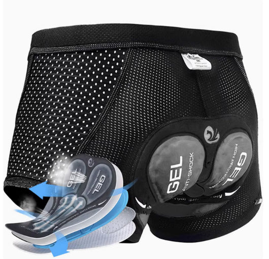 Shorts de Ciclismo para Hombre Negros Transpirables - Image 5