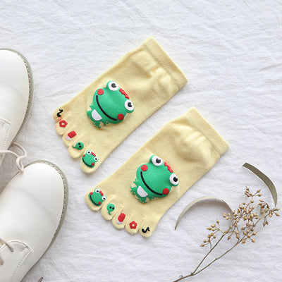 Calcetines de Algodón para Niño con Diseño de Rana - Dedos Separados Primavera Otoño - Image 5