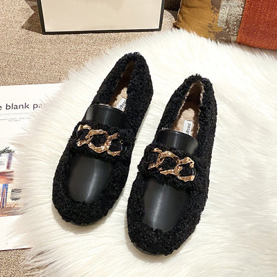 Pantuflas Invierno Mujer con Suela Gruesa y Forro de Terciopelo - Image 2