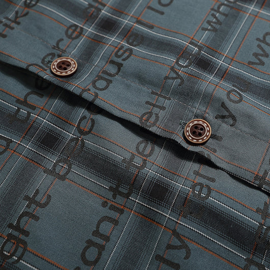 Camisa Cuadriculada Suelta Manga Corta para Hombre - Image 5