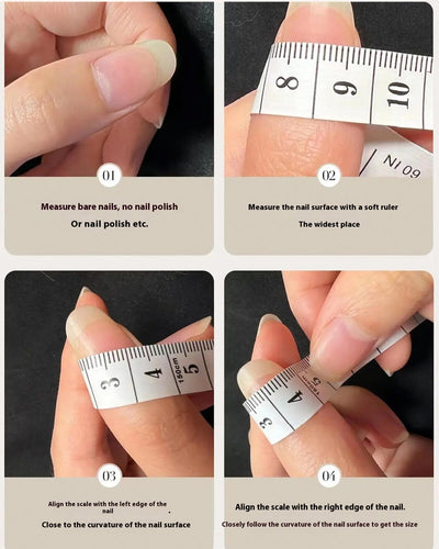Uñas Postizas Francesas Artesanales de Alta Gama con Efecto Blindado - Image 7