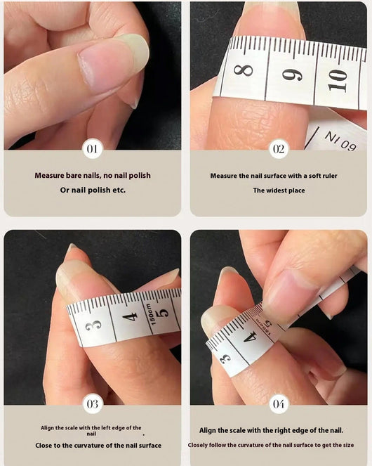 Uñas Postizas Francesas Artesanales de Alta Gama con Efecto Blindado - Image 7
