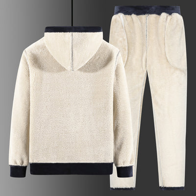 Conjunto de Sudadera y Pantalón de Terciopelo Silver Fox Talla Grande - Image 4