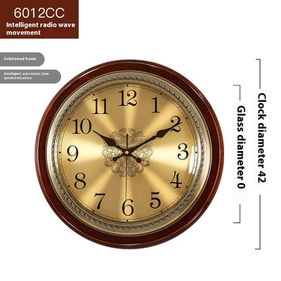 Reloj de Pared Elegante en Madera Maciza - Diseño Moderno Cuarzo - Image 6
