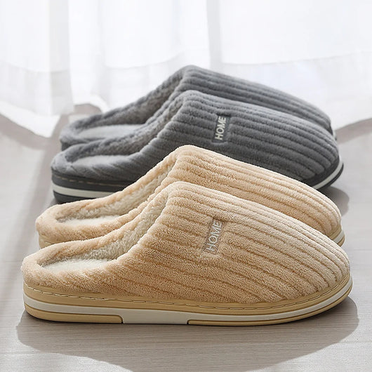 Pantuflas de Algodón Cálidas con Suela Antideslizante para Pareja - Image 5