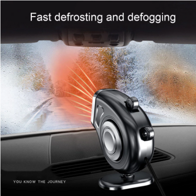 Desempañador y Calefactor Dual para Auto - Ventilador Silencioso Elimina Vaho