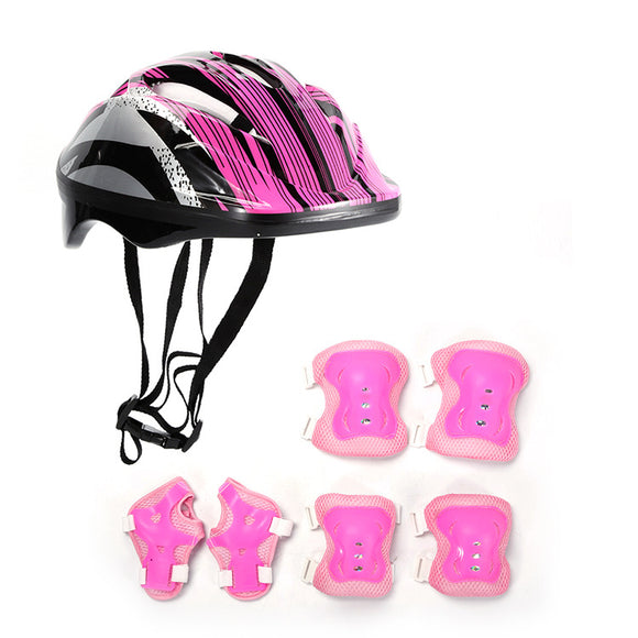 Set Completo de Protección para Patinaje: Casco y Rodilleras