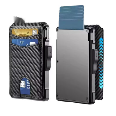 Billetera Magnética de Metal con Compartimento para Tarjetas - Diseño Minimalista - Image 11