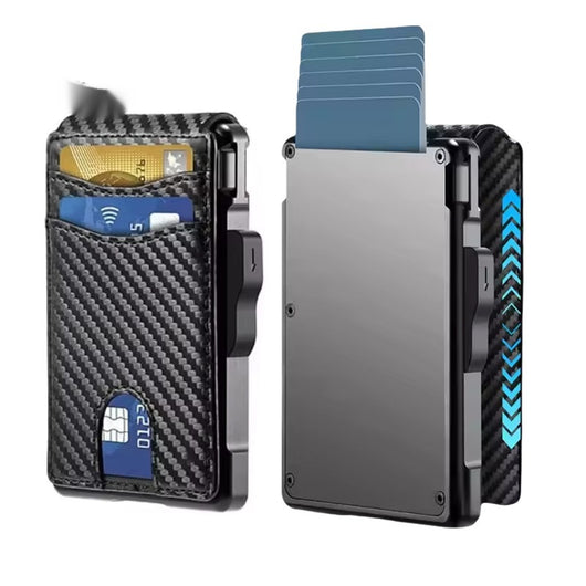 Billetera Magnética de Metal con Compartimento para Tarjetas - Diseño Minimalista - Image 11