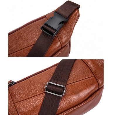 Bolsa Messenger de Cuero para Hombre - Cinturón y Bolsa 2 en 1 - Image 20