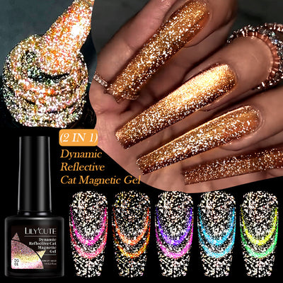 Esmalte Gel Efecto Diamante Cat Eye - Serie Brillo Cautivador - Image 2