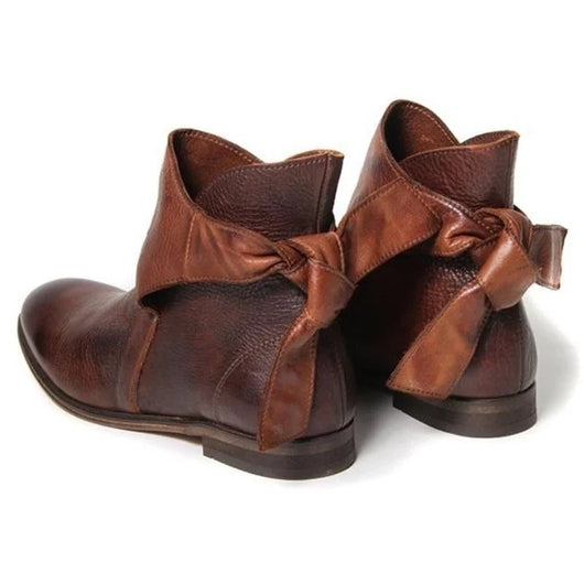 Botas Martin con Tacón Bajo y Hebilla - Estilo Boca de Pez - Image 6