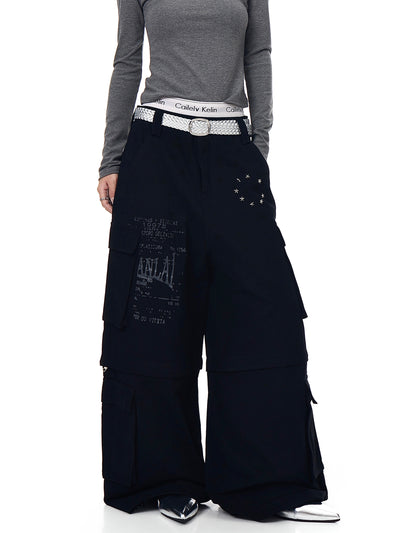 Pantalones Cargo Sueltos con Bolsillos Removibles - Image 15