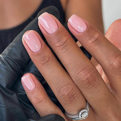 Uñas Postizas Cuadradas Cortas Color Sólido Clásico - Image 6