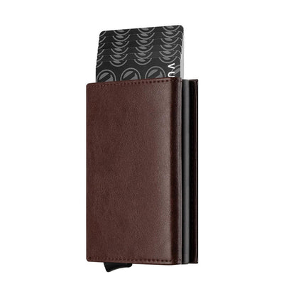 Billetera Metálica Automática de Cuero y Aluminio con Capacidad Ampliada - Image 14
