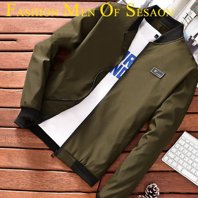 Chaqueta Béisbol Cuello Alto Primavera Otoño para Jóvenes - Image 6