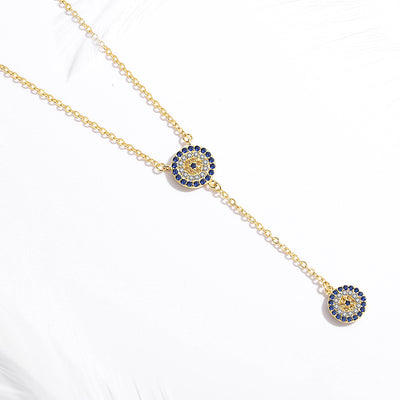 Collar de Plata Esterlina para Mujer con Dije Redondo de la Suerte - Image 10