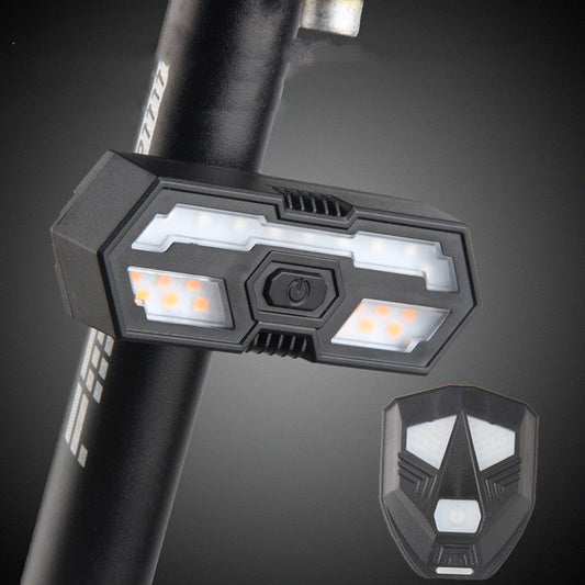 Luz Trasera LED para Bicicleta con Control Remoto, Carga USB e Impermeable