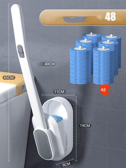 Cepillo de Baño Desechable con Mango Largo y Montaje en Pared - Image 13