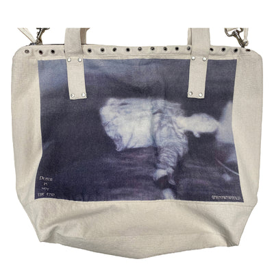 Bolsa Tote Canvas con Estampado de Ojetes Zip - Image 12