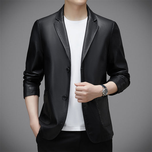 Chaqueta de Cuero para Hombre Estilo Moderno - Image 4