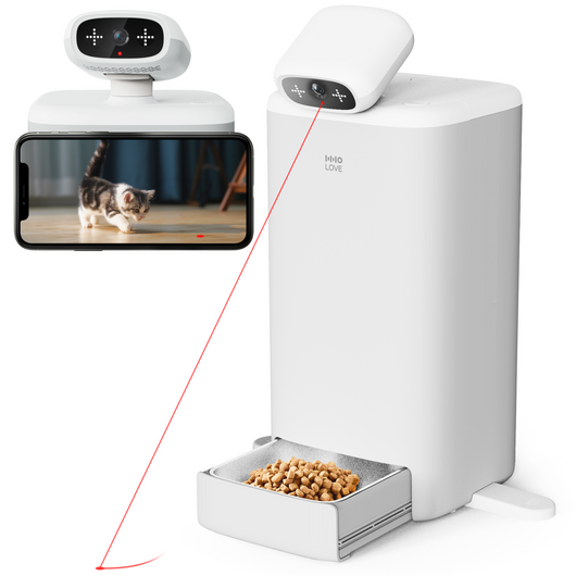 Comedero Automático para Gatos con Cámara 1080P, Control de Porciones y Visión Nocturna - Image 2