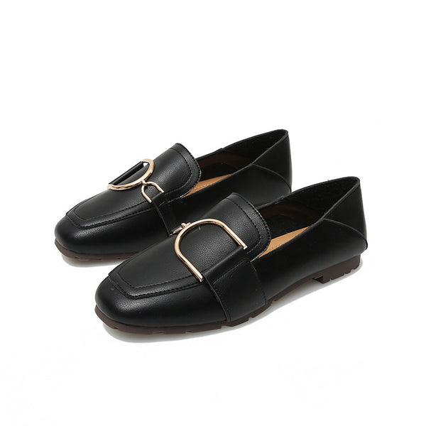 Zapatos de Cuero Británicos Clásicos con Punta Cuadrada y Suela Blanda - Image 7