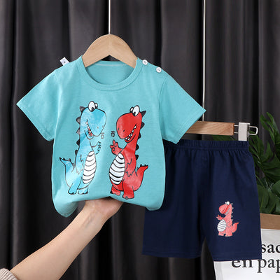 Conjunto de Dos Piezas en Algodón con Mangas Cortas para Niños y Niñas - Image 9
