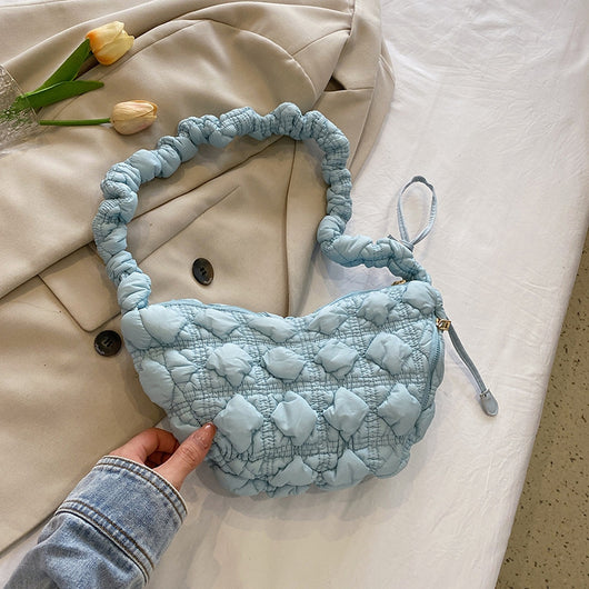 Bolso Bandolera Plisado Cloud - Versátil y Elegante para Todos tus Estilos - Image 9