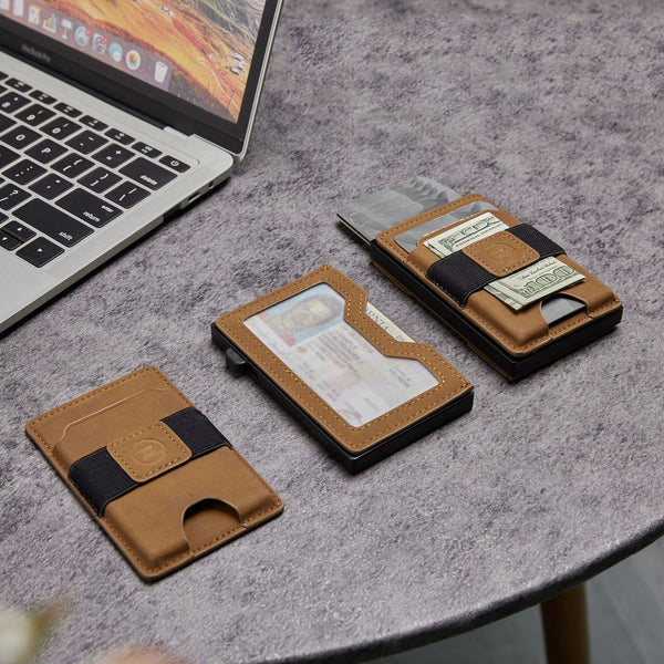 Cartera Magnética 2 en 1 con Soporte para Teléfono - Multifunción Desmontable